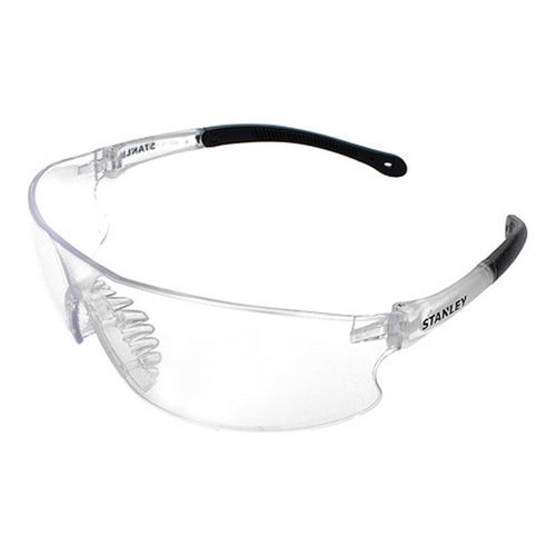 Stanley Transparent Safety Glasses - Non-Slip Silicone, ANSI Z87.1