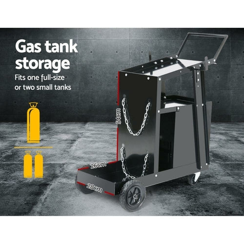 Giantz Welding Trolley Cart 4 Drawer MIG TIG ARC Welder Plasma Cutter