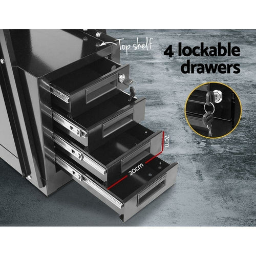 Giantz Welding Trolley Cart 4 Drawer MIG TIG ARC Welder Plasma Cutter