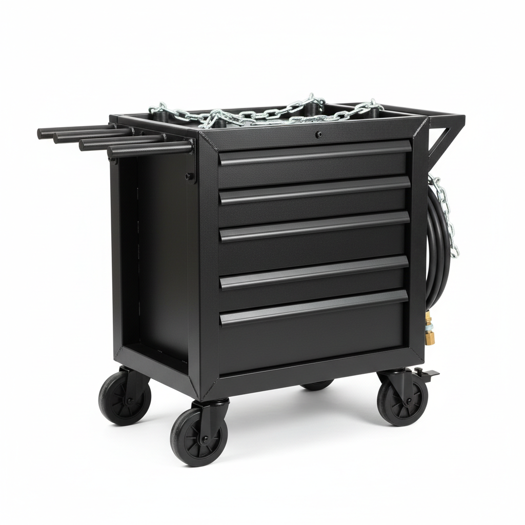 Giantz 4-Drawer Welding Trolley Cart