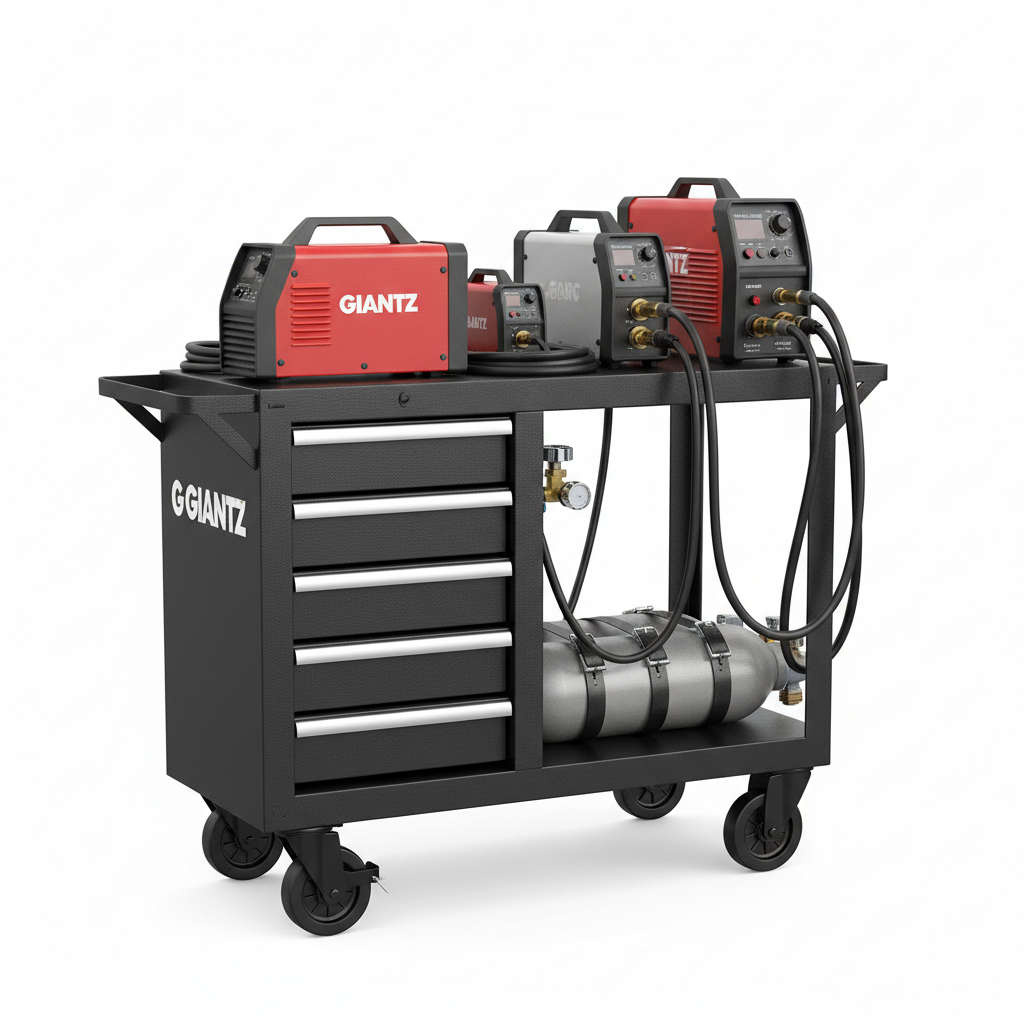 Giantz 4 Drawer Welding Trolley