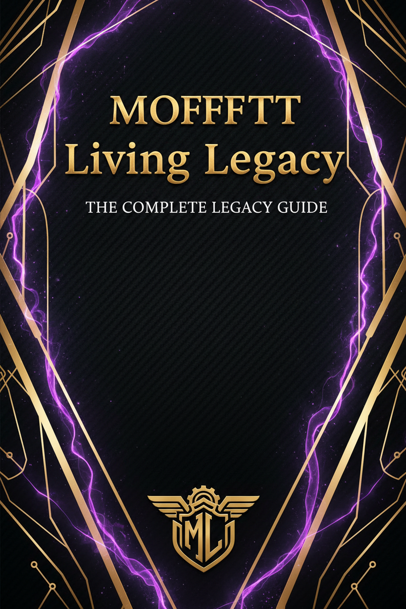 Moffett Living Legacy - Purple Black Gold Cover