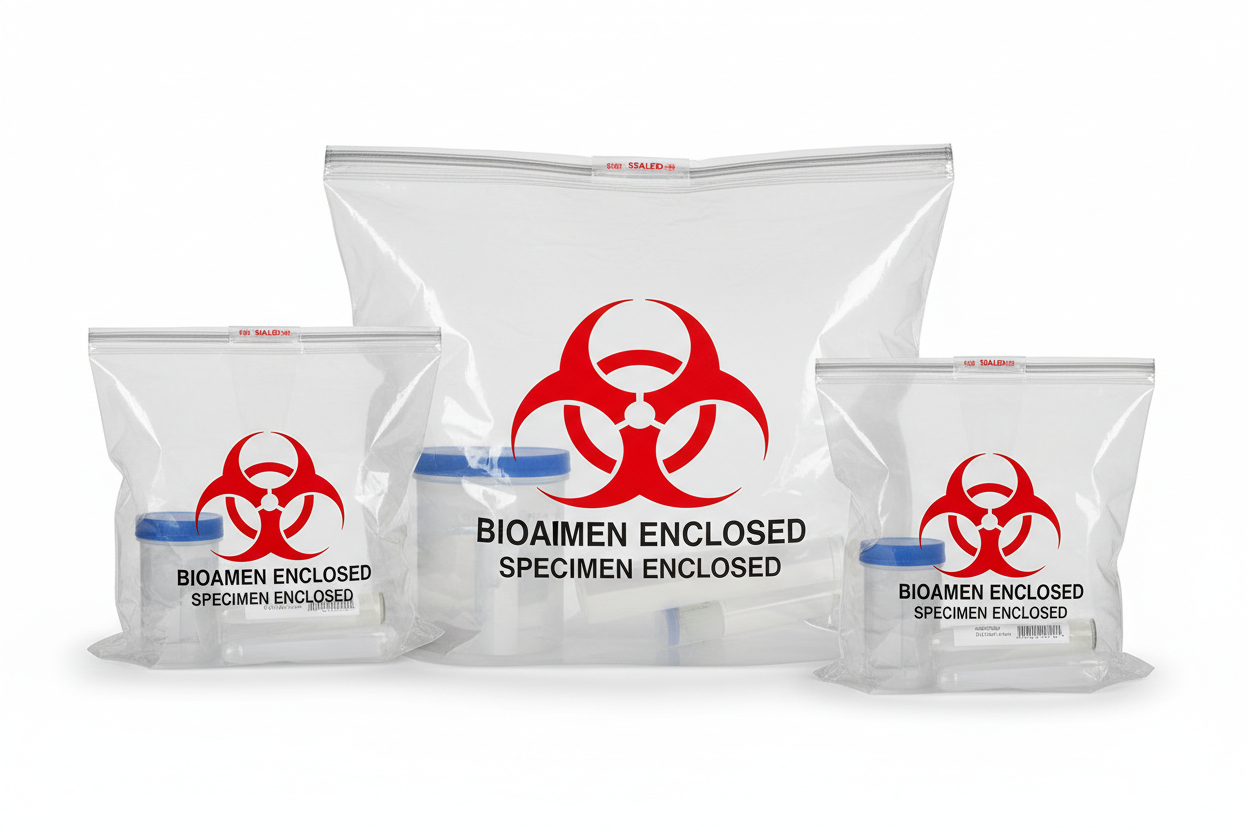 Specimen Bags Triple Large Tamper-Proof